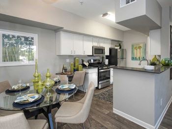 Dining Room and Kitchen View at Marina Village Apartments, Sparks, NV, 89434